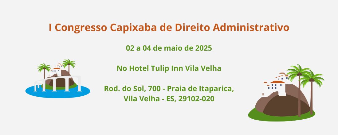 I Congresso Capixaba de Direito Administrativo
