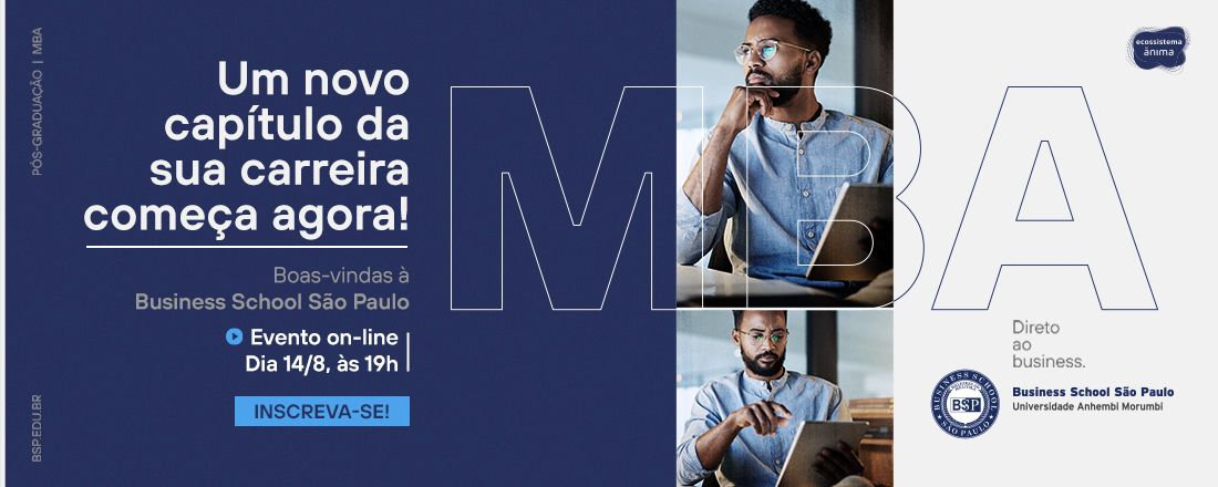 Evento de Boas-Vindas | Pós-graduação Business School São Paulo