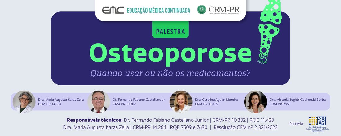 Osteoporose: quando usar ou não usar os medicamentos?