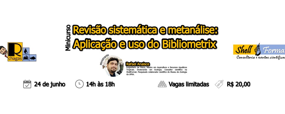 Minicurso - Revisão sistemática e metanálise: Aplicação e uso do Bibliometrix