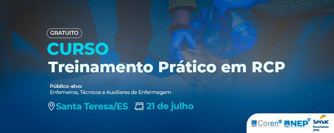 Treinamento prático em RCP - Santa Teresa