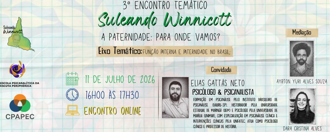 3° Encontro Temático Suleando Winnicott