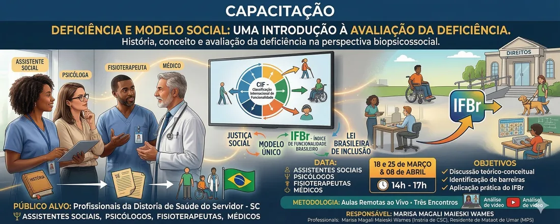 Capacitação técnica para a avaliação de deficiência e modelo social: uma introdução à avaliação da deficiência.