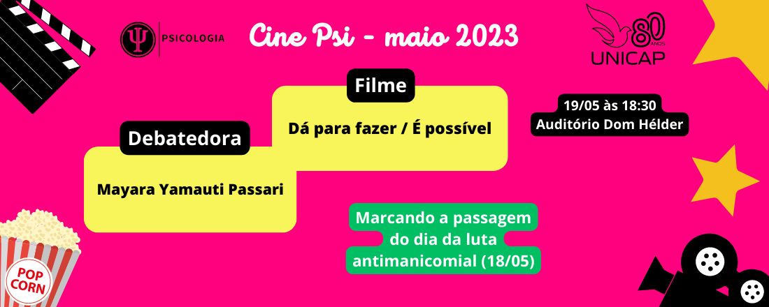 Cine Psi - Unicap - Dá para fazer