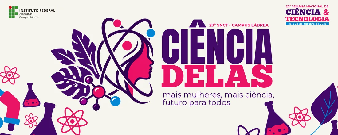 Capa de Semana Nacional de Ciência e Tecnologia – SNCT 2026 e VIII Feira de Ciências na Praça
