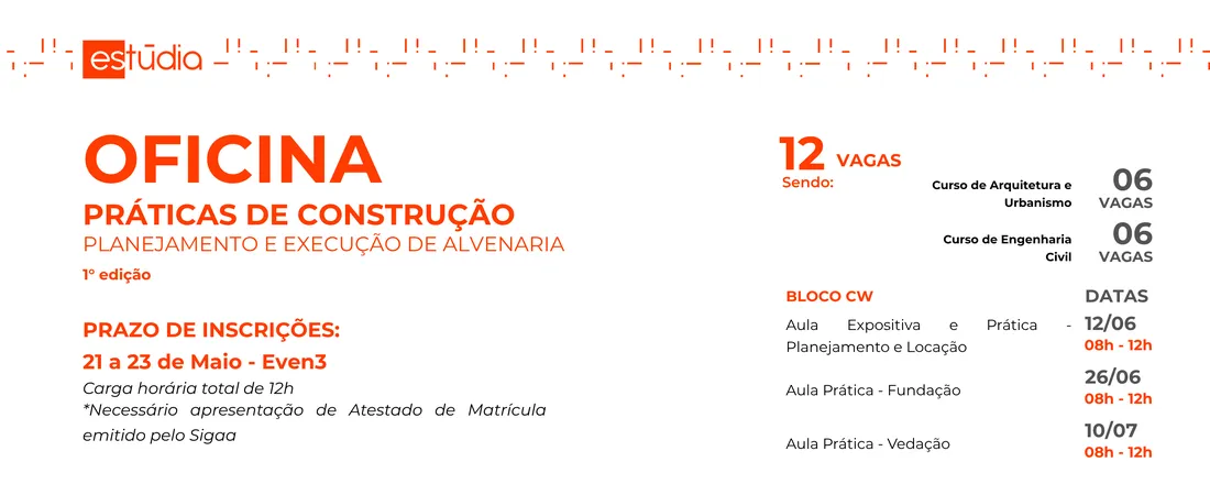 OFICINAS ESTÚDIA: Práticas de Construção - Planejamento e Execução de Alvenaria (1ª. Edição - 26. 1)
