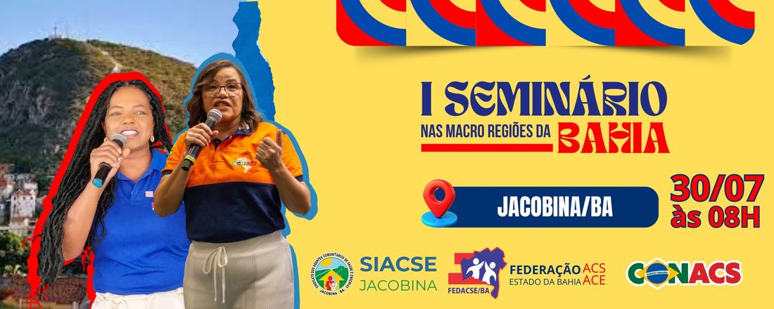 I Seminário nas macro regiões da Bahia