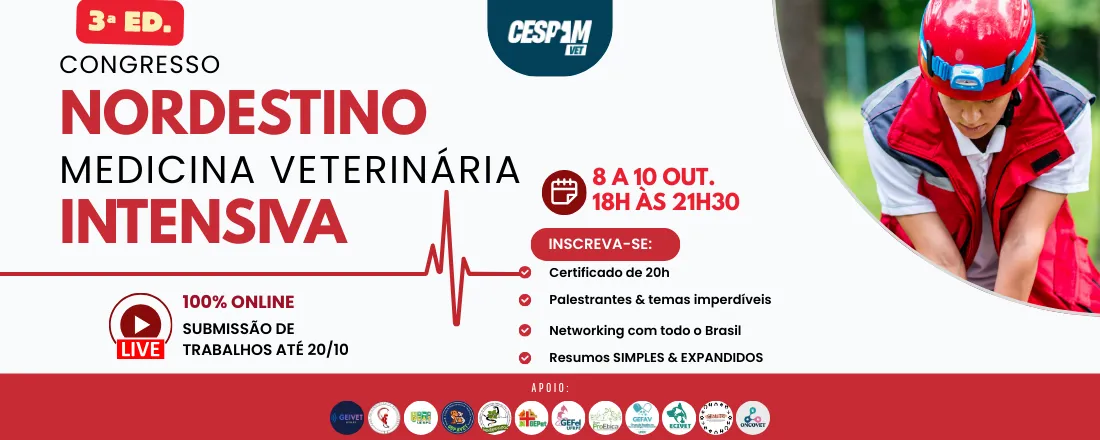 III Congresso Nordestino de Medicina Veterinária Intensiva