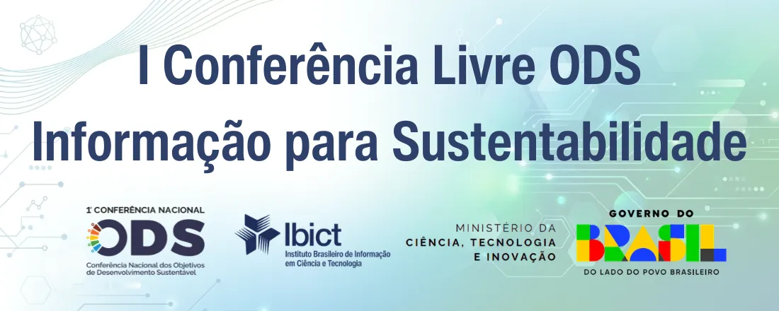 1ª Conferência Livre ODS - Informação para Sustentabilidade