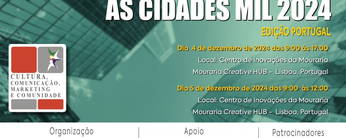 I Encontro Internacional das Cidades Inteligentes às Cidades Mil - Edição Portugal