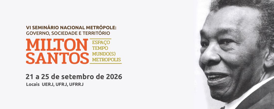 VI Seminário Metrópole - RJ