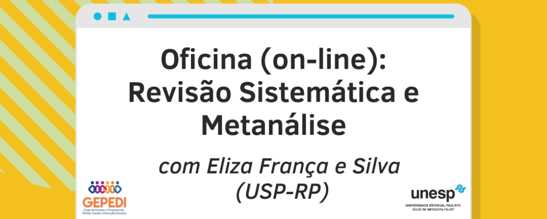 Oficina (on-line): Revisão sistemática de literatura e metanálise