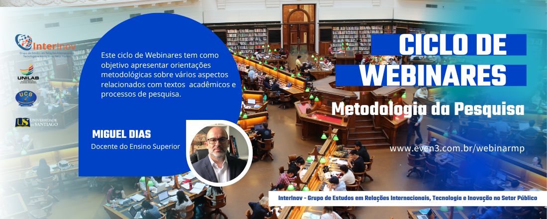 Ciclo de Webinários - Metodologia da Pesquisa | 2023