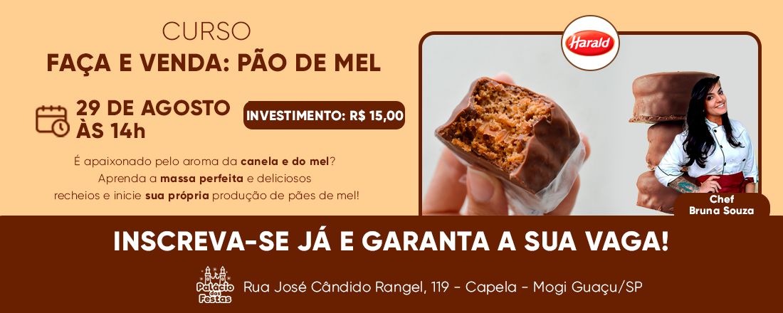 Curso - Faça e Venda Pão de Mel