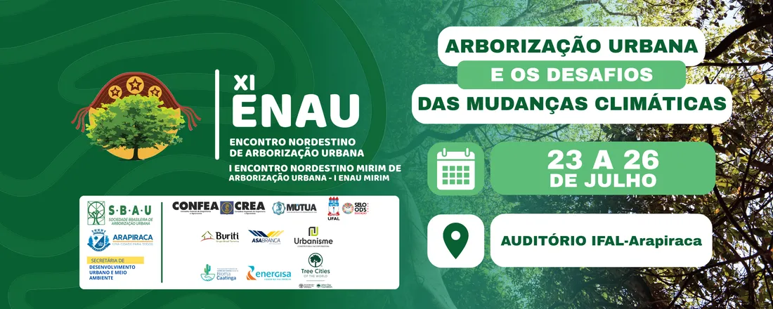 XI Encontro Nordestino de Arborização Urbana