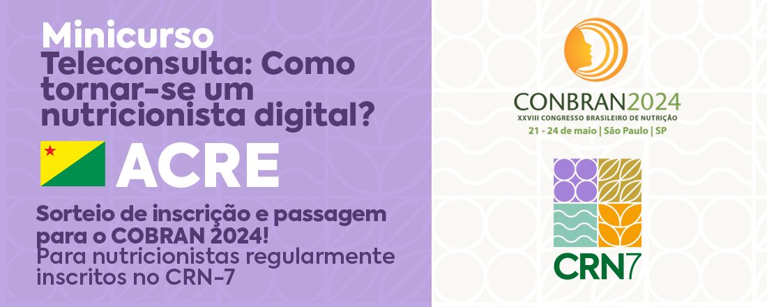 ACRE - Teleconsulta: Como tornar-se um nutricionista digital?