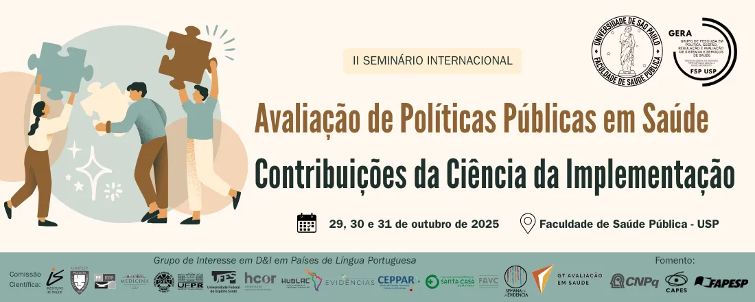 II Seminário Internacional de Avaliação em Políticas Públicas em Saúde: Contribuições da Ciência da Implementação