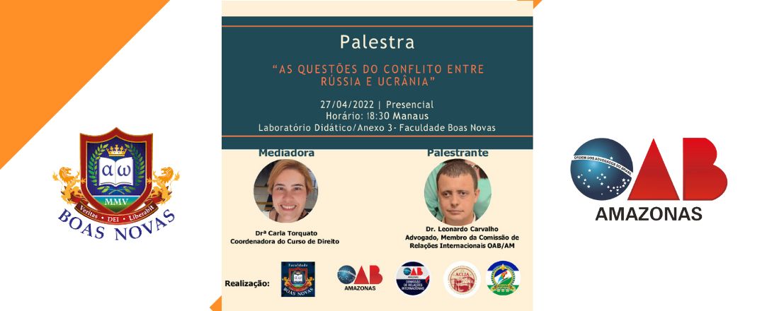 Palestra As questões do conflito entre Russia e Ucrânia