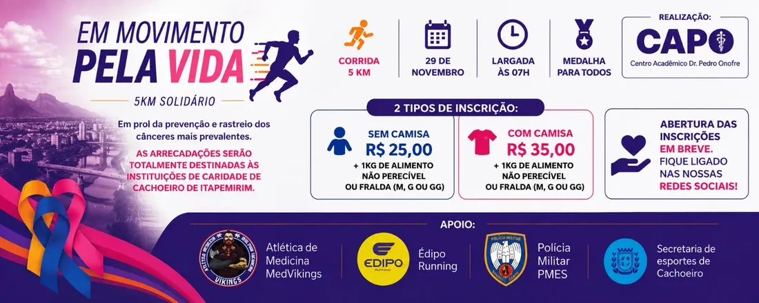 Corrida Em Movimento Pela Vida