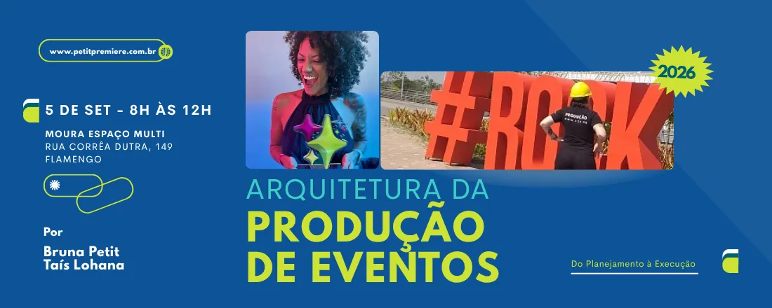 Masterclass Arquitetura da Produção de Eventos