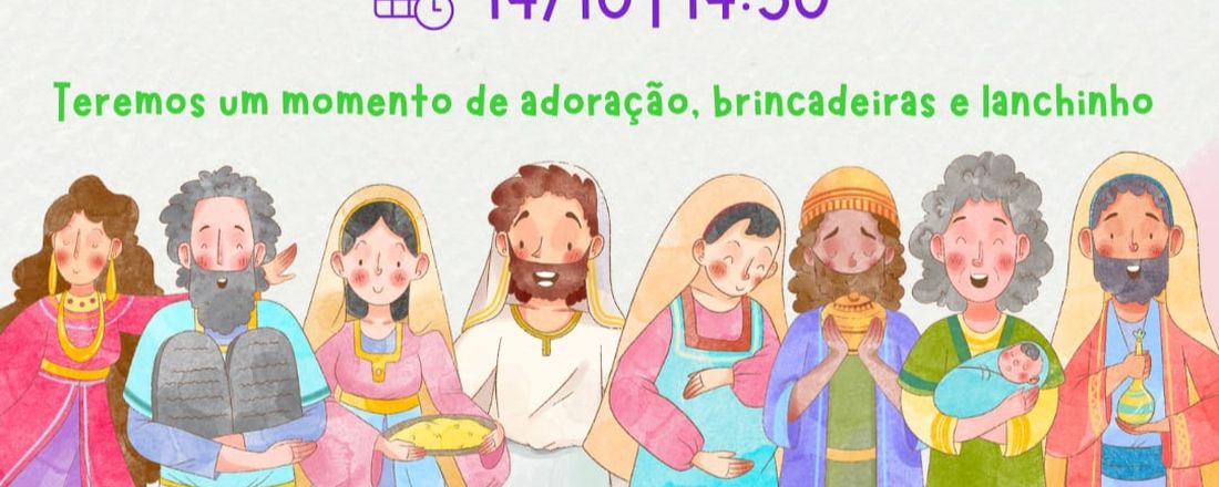 Culto infantil - Dia das crianças