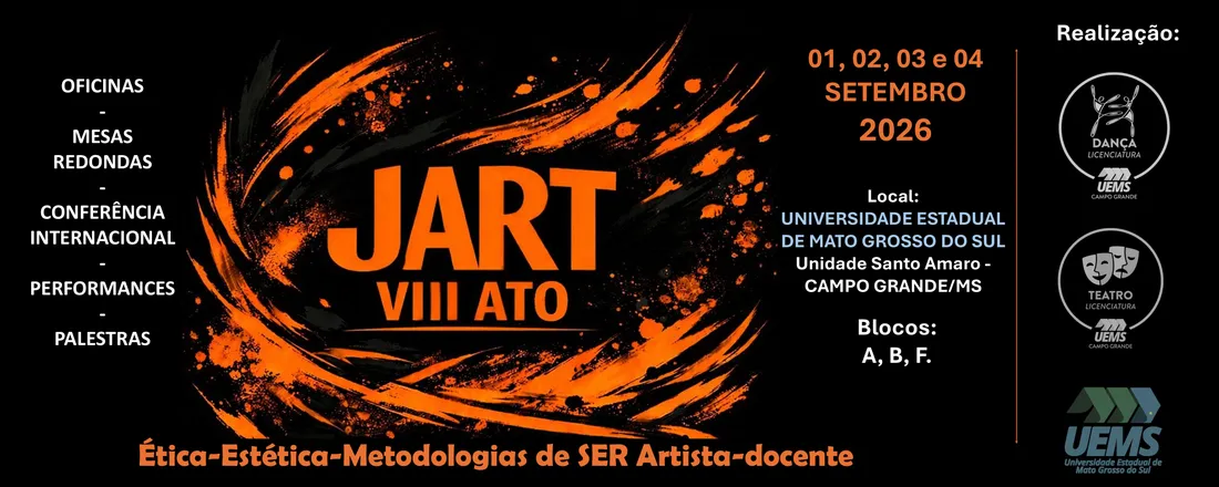 JART ATO VIII - Ética-Estética-Metodologias de SER artista-docente