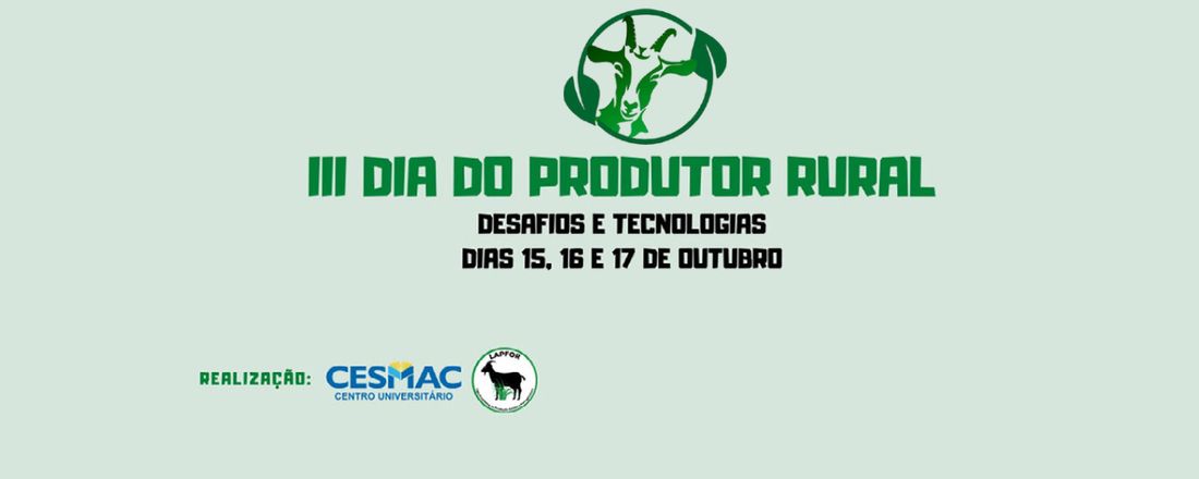 III DIA DO PRODUTOR RURAL