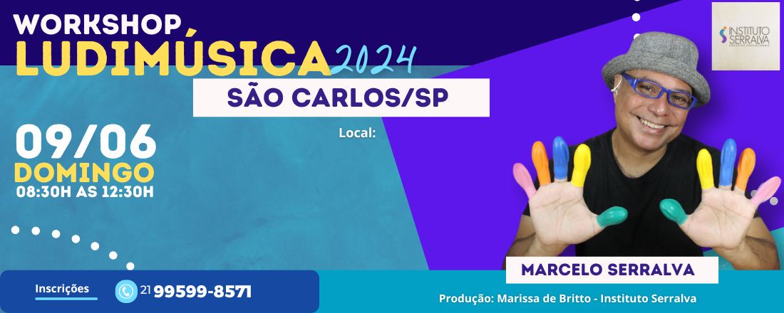 LUDIMÚSICA 2024 - Práticas Lúdicas e Inclusivas para Sala de Aula - SÃO CARLOS SP