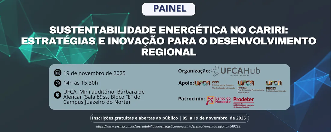 Sustentabilidade Energética no Cariri: Estratégias e Inovação para o Desenvolvimento Regional