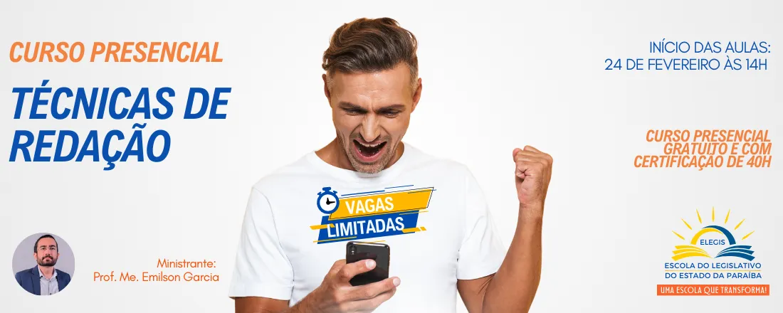 TÉCNICAS DE REDAÇÃO - PRESENCIAL