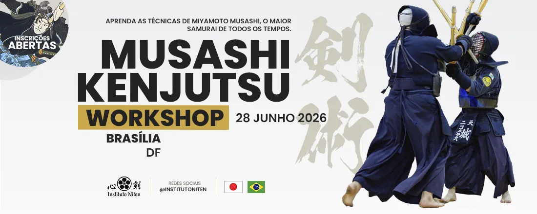 Seminário Musashi Kenjutsu - Tradição Samurai (Brasilia-DF)