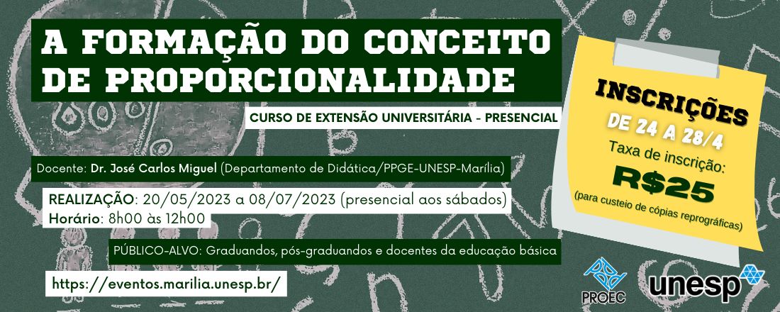 A formação do conceito de proporcionalidade