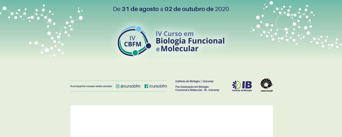 Curso em Biologia Funcional e Molecular