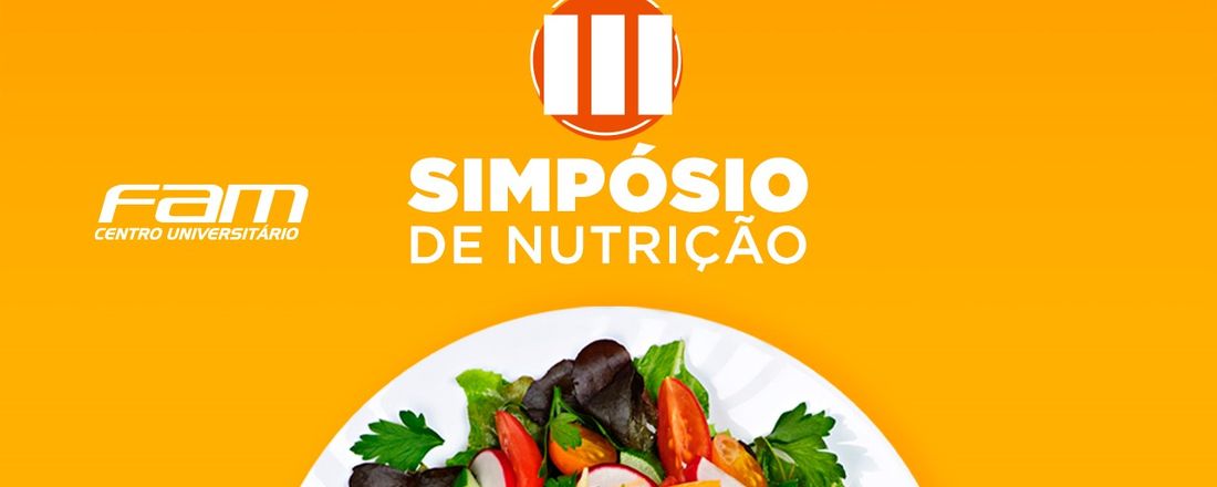 III SIMPÓSIO DE NUTRIÇÃO