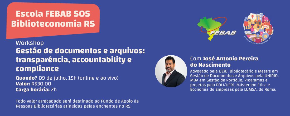 Workshop "Gestão de documentos e arquivos: transparência, accountability e compliance"