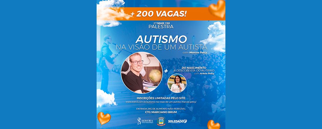 "AUTISMO NA VISÃO DE UM AUTISTA" - Marcos Petry