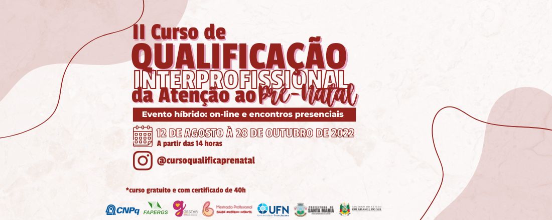 II Curso de Qualificação Interprofissional da Atenção ao Pré-natal