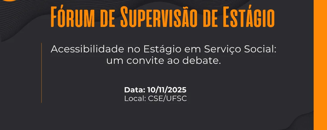 Forum Local de Supervisão de Estágio em Serviço Social