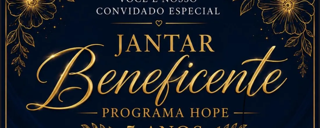 Jantar Beneficente HOPE 5 anos