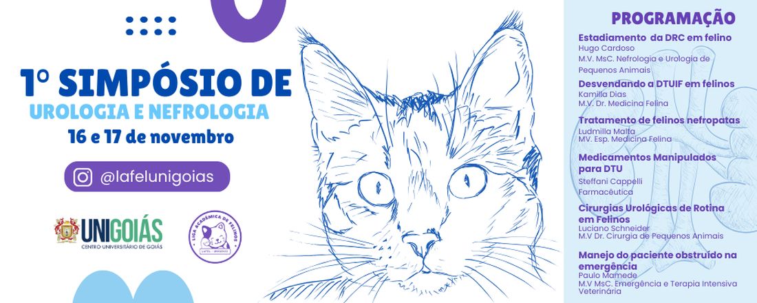 1° Simpósio de Urologia e Nefrologia Felina