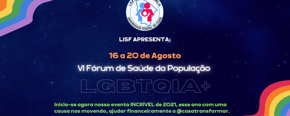 VI Forúm de Saúde da População LGBTQIAP+