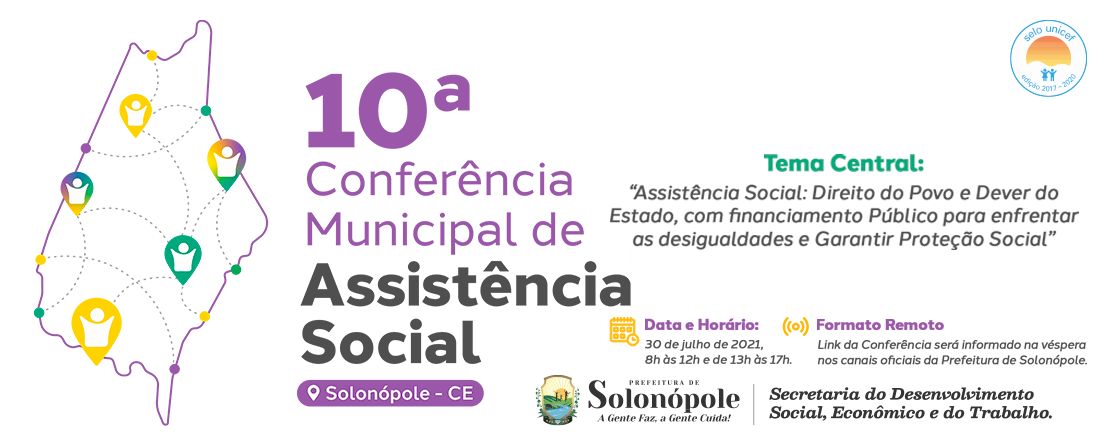 X CONFERÊNCIA MUNICIPAL DE ASSISTÊNCIA SOCIAL