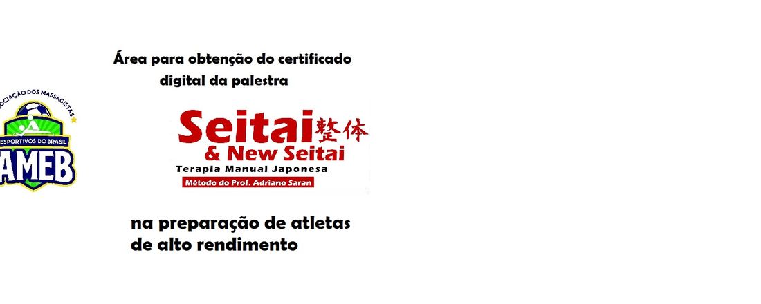 Seitai & New Seitai na preparação de atletas de alto rendimento