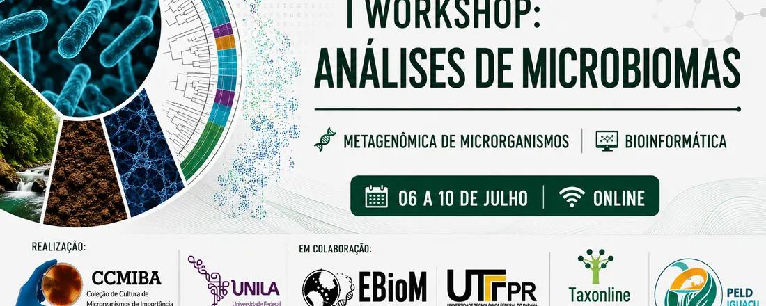 I Workshop: análises de microbiomas