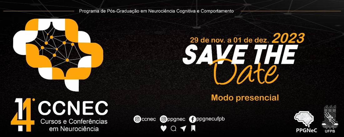 14º Cursos e Conferências em Neurociência e Comportamento