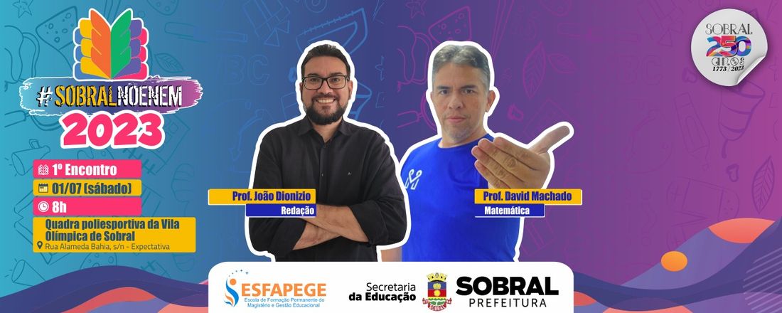 1º Encontro do #SobralNoEnem 2023