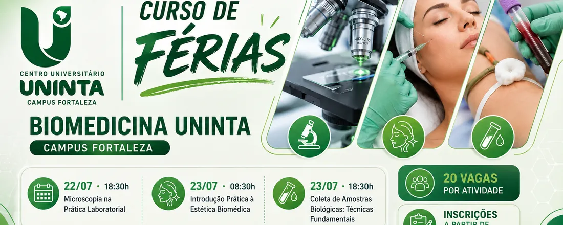 Curso de Férias — Biomedicina UNINTA Campus Fortaleza