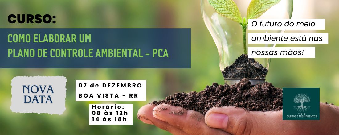 Curso: Como Elaborar um Plano de Controle Ambiental - PCA