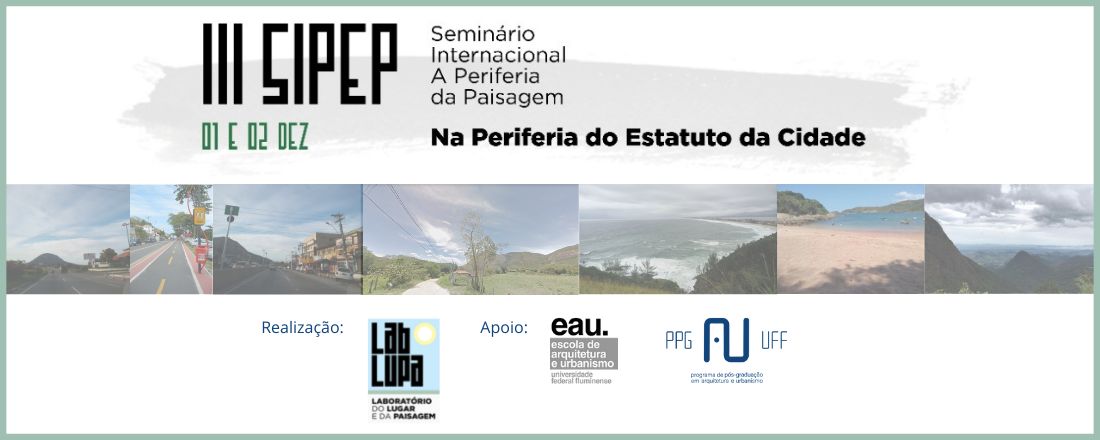 III SIPEP - Seminário Internacional A Periferia da Paisagem