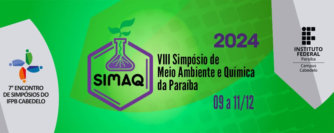VIII Simpósio de Meio Ambiente e Química da Paraíba - SIMAQ